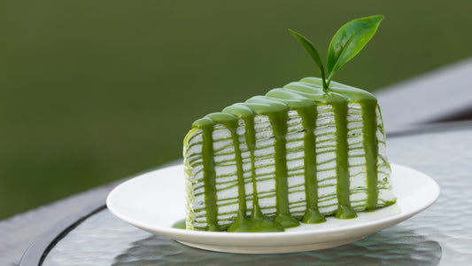 matcha crepe cake