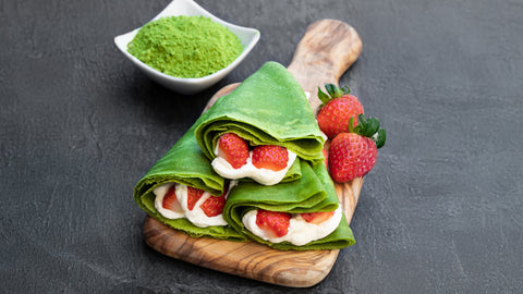 matcha crepe opskrift