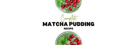 Matcha budding opskrift