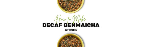 cómo hacer café descafeinado Genmaicha en casa