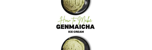 how to make genmaicha ice cream