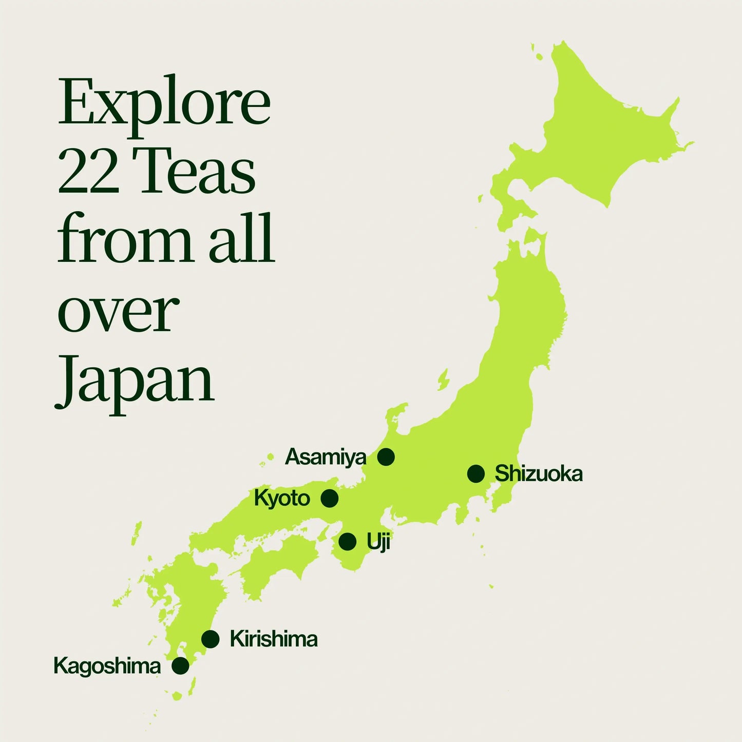 22 Tea Samples With Teapot