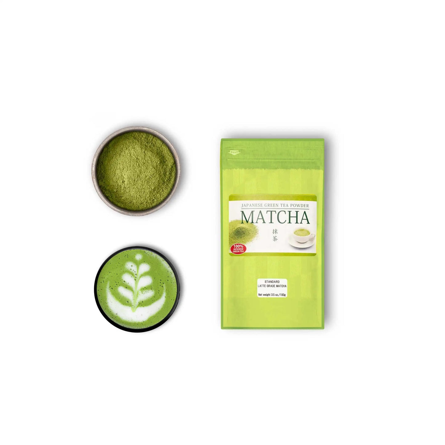 Polvo De Matcha Latte Premium